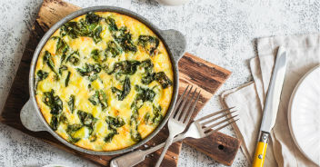 Orange Pepper, Spinach & Sundried Tomato Frittata